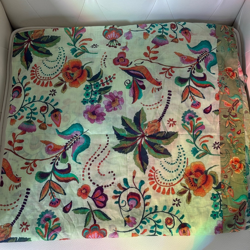 Calypso St. Barth Multicolor Floral Scarf - Picture 5 of 7